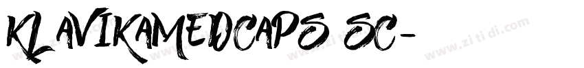 Klavikamedcaps SC字体转换